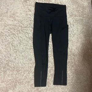 Black capris leggings from Lululemon